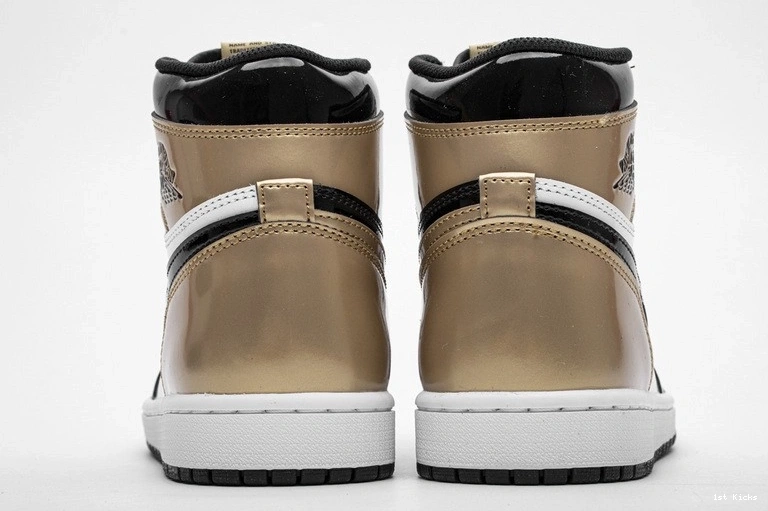 Patent Toe Gold Retro High NRG 1 861428-007 Jordan  0314